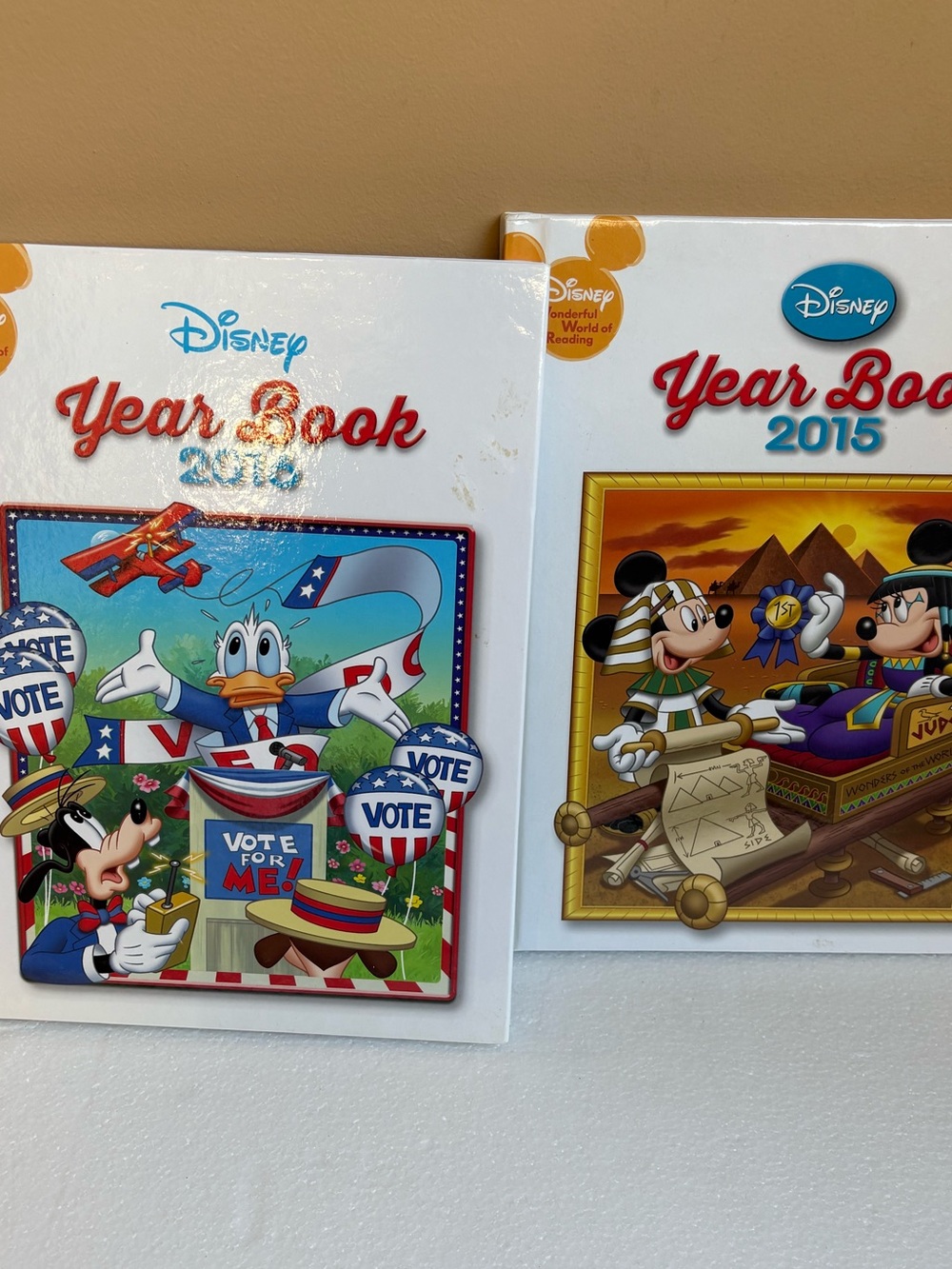Disney year book 2016 and 2015